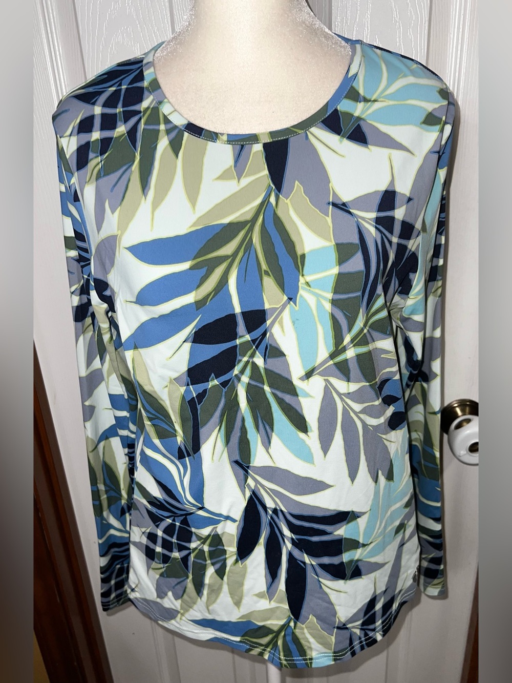 Hang Ten Sun Guard Top Rash Guard Sun Protection Top Tropical Women’s M